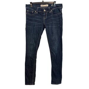 BKE Denim Stella Dark Wash Skinny Jeans Womens Size 29L Machine Washable Stretch